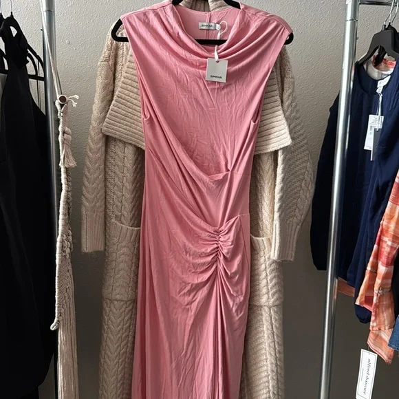 SIMKHAI
Acacia Sleeveless Maxi Dress Elegant Pink Sleeveless Dress - Picture 7 of 12